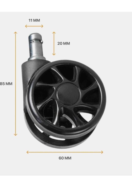 Ofis Koltuğu Tekerleği