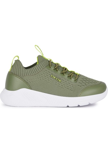Erkek Çocuk Yeşil Sprintye Kumaş Sneaker J25GBA0006KC0914