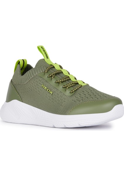 Erkek Çocuk Yeşil Sprintye Kumaş Sneaker J25GBA0006KC0914