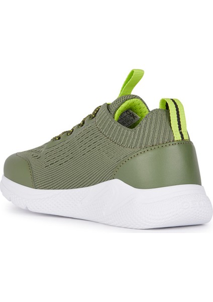 Erkek Çocuk Yeşil Sprintye Kumaş Sneaker J25GBA0006KC0914