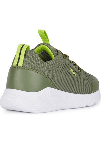 Erkek Çocuk Yeşil Sprintye Kumaş Sneaker J25GBA0006KC0914
