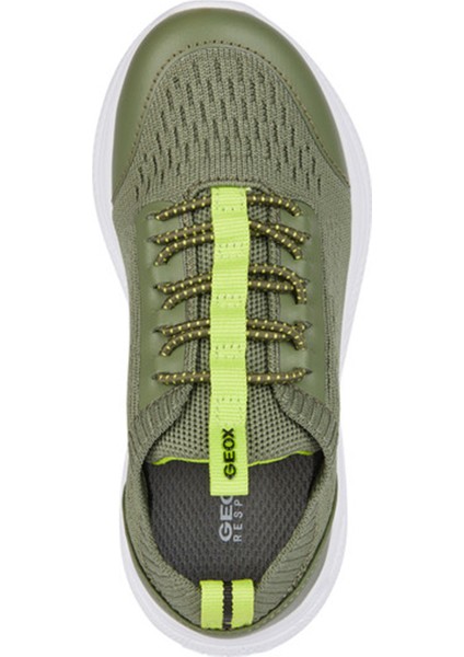 Erkek Çocuk Yeşil Sprintye Kumaş Sneaker J25GBA0006KC0914