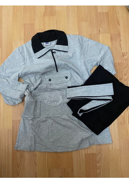 Berrak Collectıon Alt Üst Takım Sportswear Gri Renk modelleri
