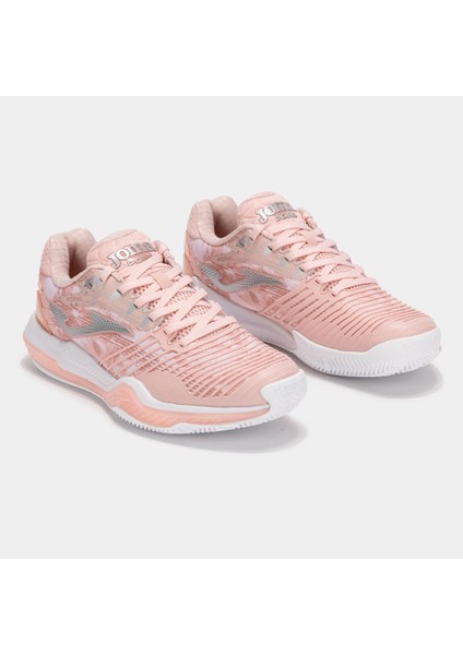 Point 2513 Pembe Kadın Toprak Kort Tenis Ayakkabısı Tpoıls2513c