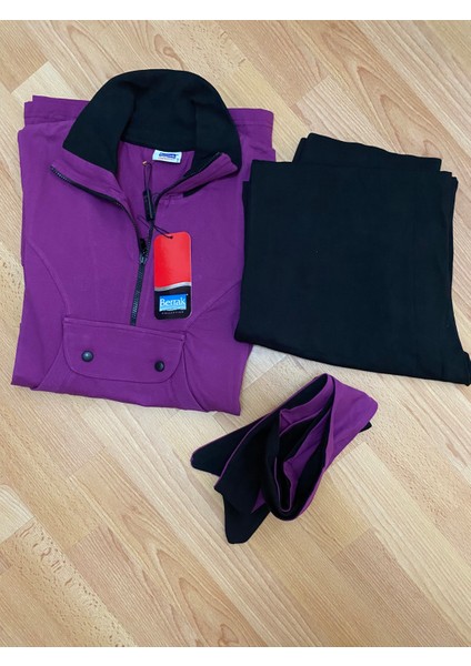 Berrak Collectıon Alt Üst Takım Sportswear Mürdüm Renk modelleri