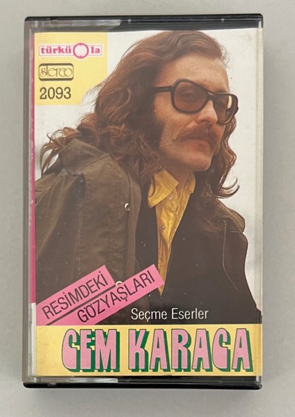 Cem Karaca Resimdeki Gözyaşları Seçme Eserler Kaset (Türküola 2093 Orijinal Dönem Alman Baskı Kaset)