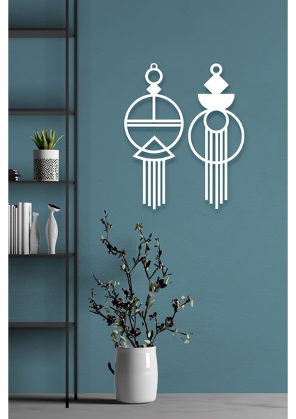 2'li Dekoratif Metal Tablo
