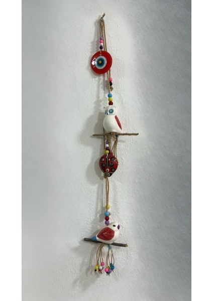 Balkon Süsü Duvar Dekorasyonu Süsleri Kırmızı 4 Lü Set fiyatları