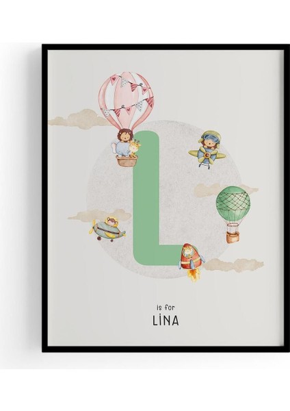Baby Girl Letter | Çocuk Odası Tablo