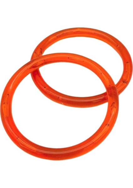 Akrilik Görünümlü Plastik Çanta Sapı 10 cm Yuvarlak