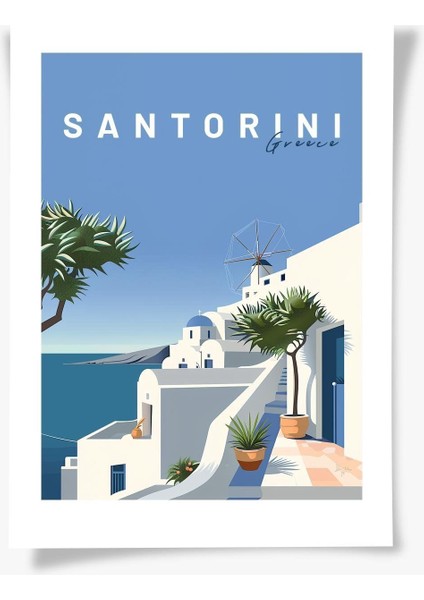 Santorini | Şehir Posteri