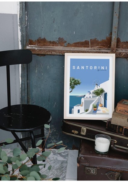 Santorini | Şehir Posteri fiyatları