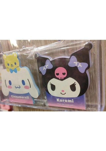 Kuromi,hello Kitty,cinnamoroll,my Melody Figürlü Küçük Boy Not Defteri (Toplam 2 Adet ) 10CM*10CM