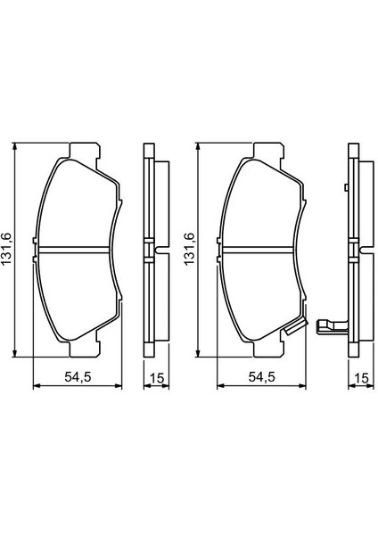 Honda Civic Ön Balata 1996-2002 45022-SR3-G00