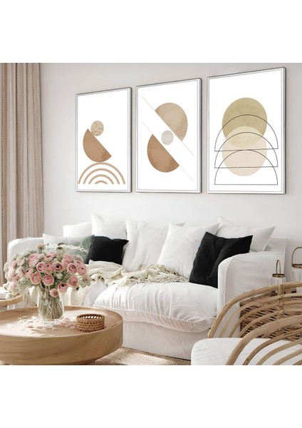 Harikabirev|bohem Soft Model 01 Ahşap Çerçeveli Mdf Tablo|ahkrfz