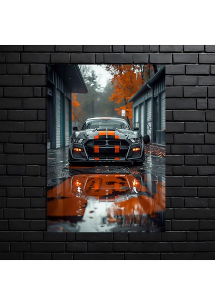 Anime Metal Poster Parlak Göz Alıcı Renkler - Yağmur Avcısı Karbon Gölgeler