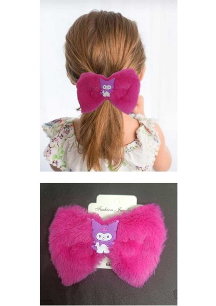 Peluş Pens Toka Kız Çocuk Tokası Okul Tokası Bayram Tokası Çocuk Toka Trend Toka