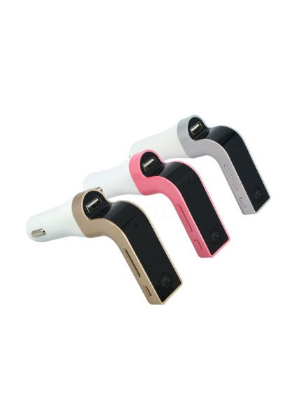 Carg7 Bluetooth Araç Fm Transmitter USB Girişli