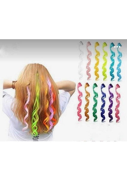 Kumral Renk Dalgalı Yan Çıt Çıt Postiş 50CM fırsatları