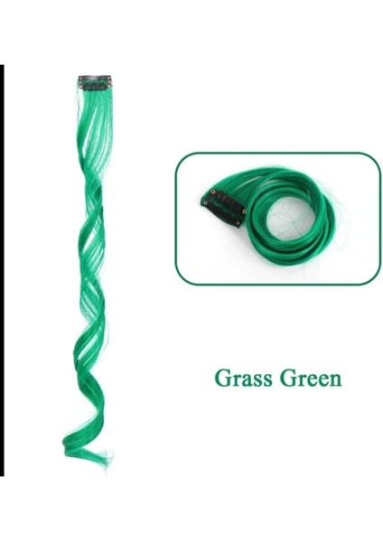 Kumral Renk Dalgalı Yan Çıt Çıt Postiş 50CM indirimleri