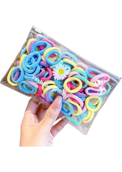 50 Adet Kutulu Lastik Toka Küçük Lastik Toka Küçük Toka Minik Toka Çocuk Tokası Bebek Tokası