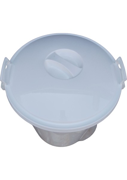 35+50+70 Lt Kapaklı Yuvarlak Plastik Büyük Boy Çöp Kovası Su Et Kovası Balkon Kovası Bahçe Kovası Kilitli ERZAK KOVASI BEYAZ modelleri