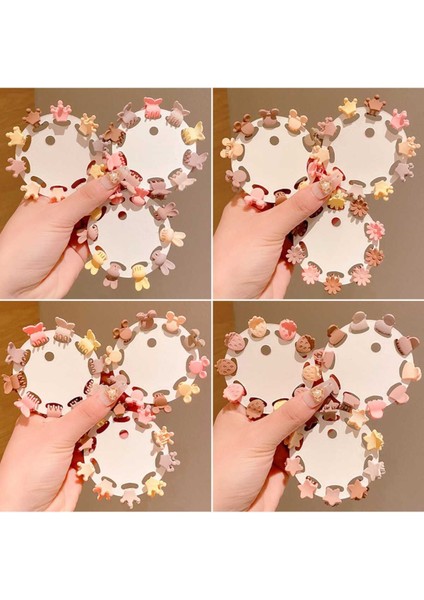 10 Adet Pastel Tonlarda Kız Çocuk Küçük Mandal Toka Minik Toka Okul Tokası Çocuk Tokası fırsatları