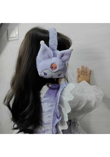 Sanrio 3 -12 Yaş Kuromi My Melody Cinnamoroll Peluş Kulaklık Tüylü Kulaklık modelleri