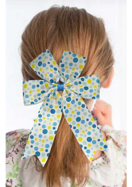 Renkli Şirin Kız Çocuk Fiyonk Otomatik Toka Çocuk Tokası Bayram Tokası Okul Tokası