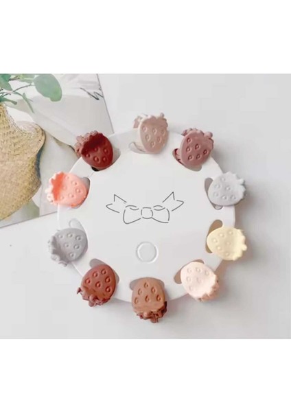 10 Adet Pastel Tonlarda Kız Çocuk Küçük Mandal Toka Minik Toka Okul Tokası Çocuk Tokası fiyatları