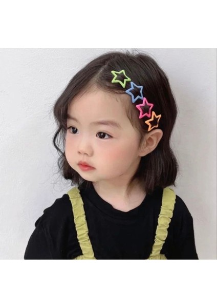 10 Adet Yıldız Toka Yıldızlı Toka Çocuk Tokası Okul Tokası Yıldız Çıt Çıt Toka Çıtçıtlı Toka