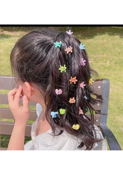 10 Adet Mini Boy Mandal Toka Seti Bebek Toka Seti Kız Çocuk Toka Küçük Mandal Toka Okul Tokası modelleri