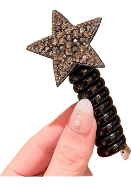 Taşlı Yıldızlı Yaylı Toka 1 Adet Spiral Toka Makarna Toka fiyatları