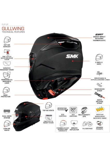 Gullwing Kresto Çene Açılır Kask fiyatları