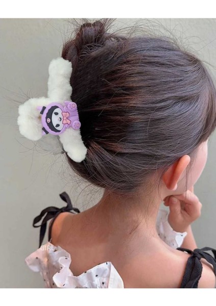 1 Adet Figürlü Peluş Mandal Toka Kız Çocuk Toka Çocuk Tokası Bayram Tokası Okul Tokası fiyatları