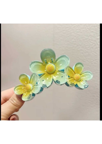 Lotus Çiçek Şekilli Lüks Mandal Toka 11 cm modelleri