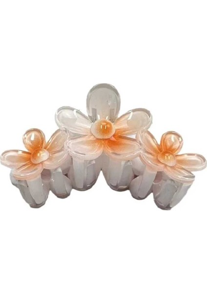 Lotus Çiçek Şekilli Lüks Mandal Toka 11 cm modelleri
