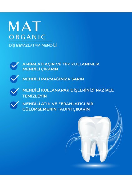 Diş Beyazlatma ve Temizleme Mendili modelleri