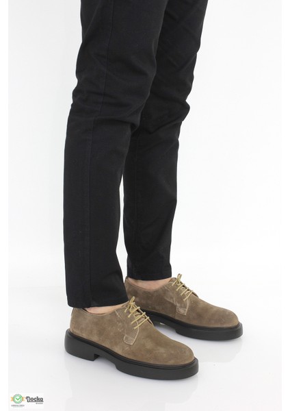 Docka Erkek Hakiki Deri Klasık Tarz Kalın Taban Süet Oxfort Ayakkabı ER5M/OX313 fiyatları