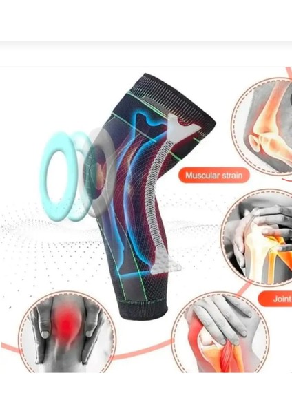81 Ortopedik Fitness Tenis Voleybol Basketbol Spor Antreman Uzun Dizlik (1 Adet) indirimleri
