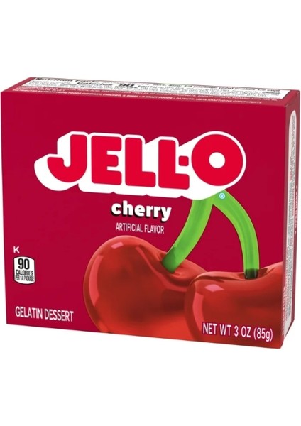 Cherry Artıfıcal Flavor Gelatın Dessert Jöle 85 gr