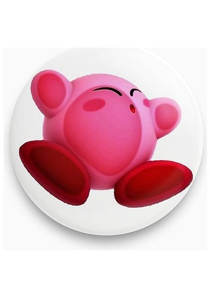 Rozet Metal Kirby Nintendo Game Y2K