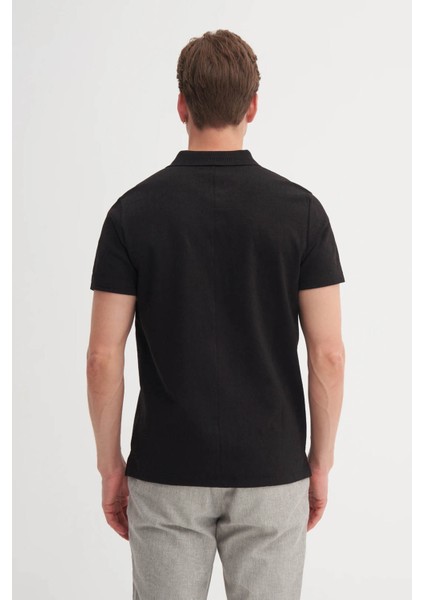 Polo Yaka Siyah Erkek T-Shirt 4153 fiyatları