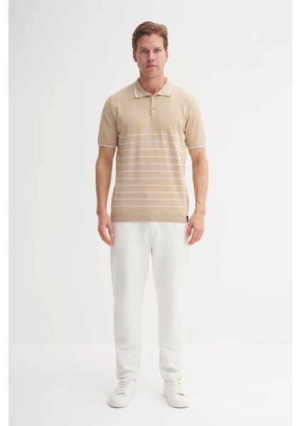 Triko Bej Erkek T-Shirt 3012