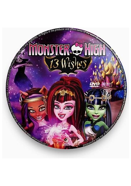 Monster High CD Şeklinde Rozet