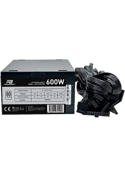 Power Boost PB600WB 600W 80+ 12CM Fanlı Power Supply Bulk fiyatları