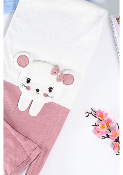 Kız Bebek Çift Katlı Natural Penye Battaniye STL6982 fiyatları