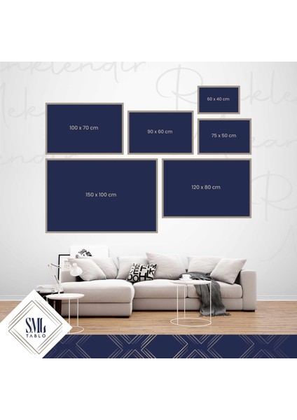 Kız Kulesi Istanbul Boğazı Manzara Çerçeveli Yatay Kanvas Tablo fiyatları