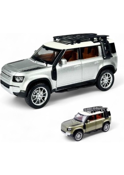 Çek Bırak 1:22 Sesli ve Işıklı Buharlı Df Metal Jeep Beyaz modelleri