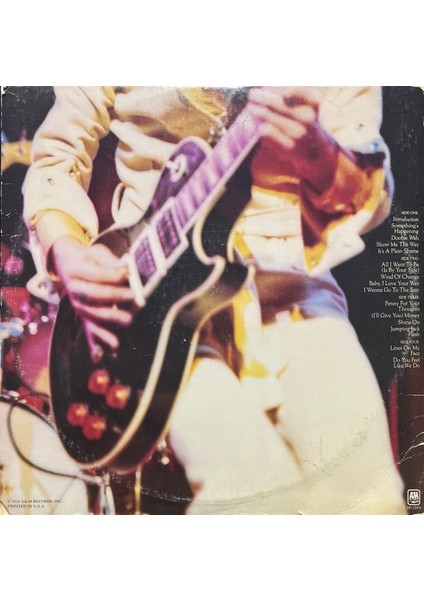 Peter Frampton Comes Alive Double Lp Plak fiyatları